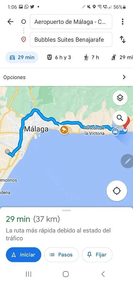 Apartamento Naturaleza, playa, piscina, mar, montaña, wifi, parking Málaga