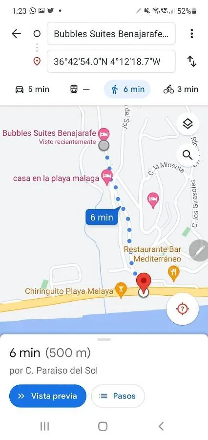 Naturaleza, playa, piscina, mar, montaña, wifi, parking Málaga 0*,